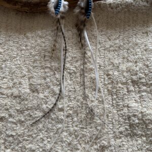 Boucles d'oreille en plume Longues