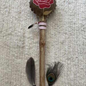 Grand hochet Thème Rose et unité