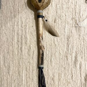 Grand hochet Totem Bison