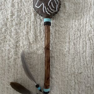 Petit Hochet totem Loup
